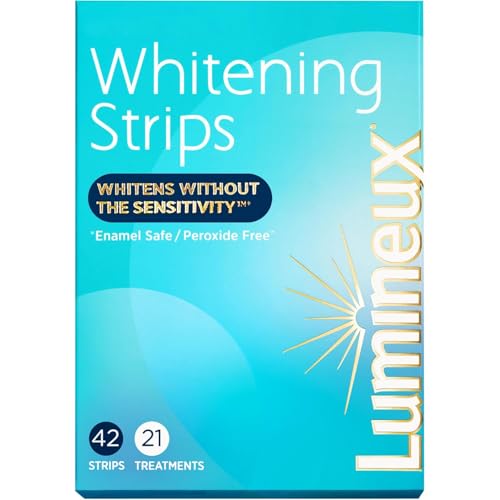 Natural teeth whitening strips with peroxide-free and enamel-safe formula.