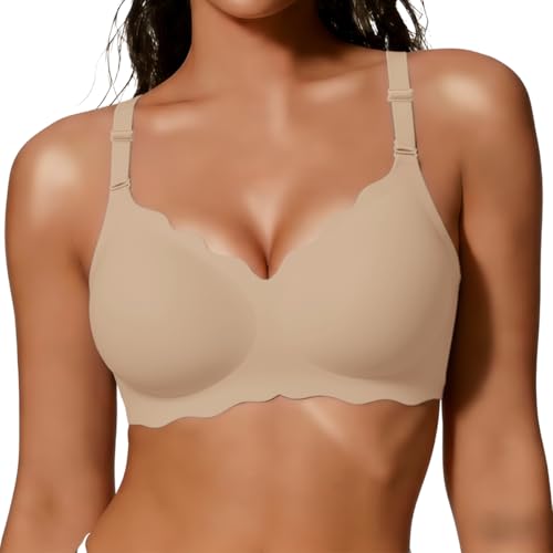 Wireless Push Up Bras for Women No Underwire
