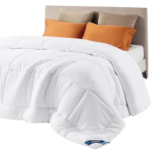 Quilted Comforter Duvet Insert for Queen Size All Season Bedding