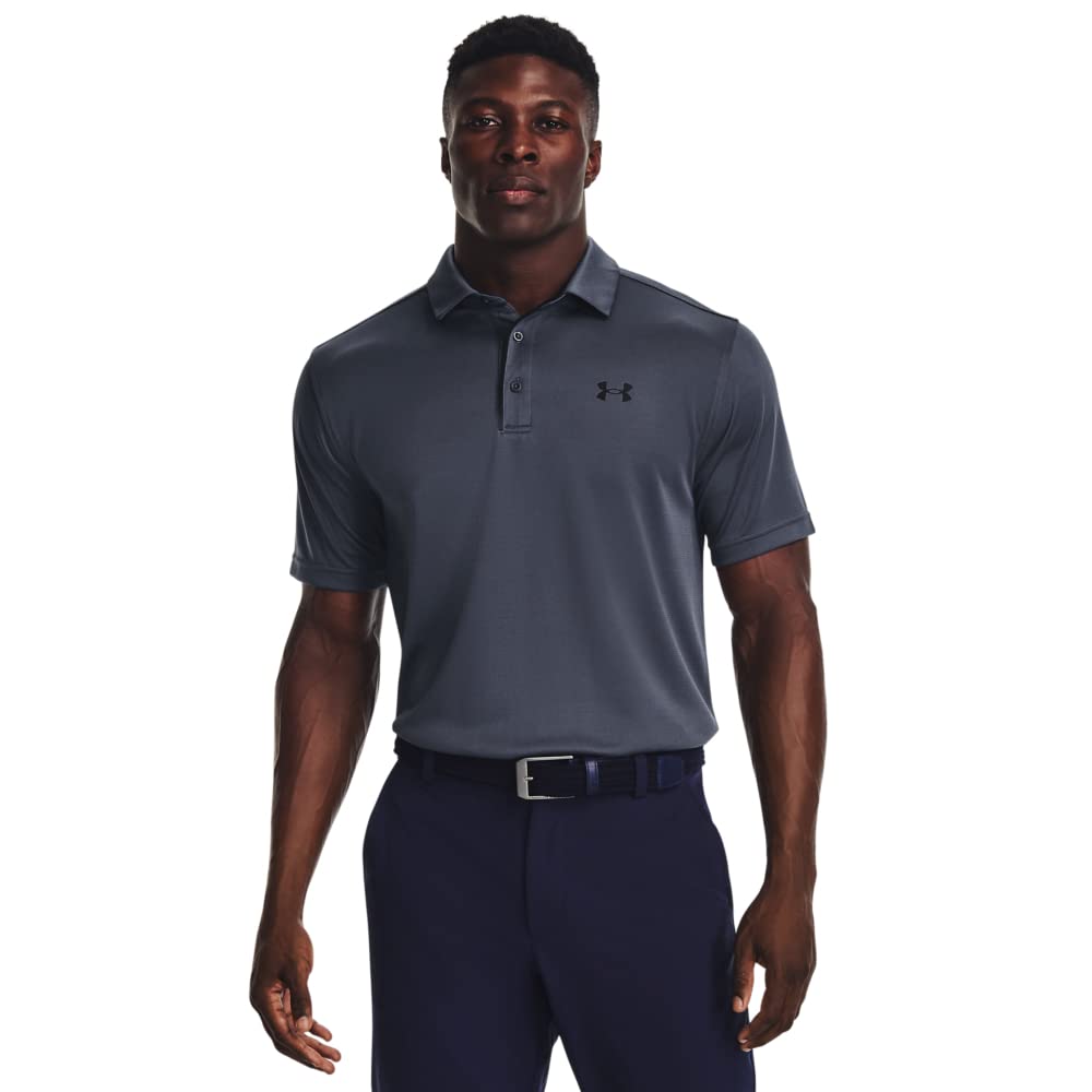 Aggressive Style at Home with Under Armour Men's Golf Tech Polo