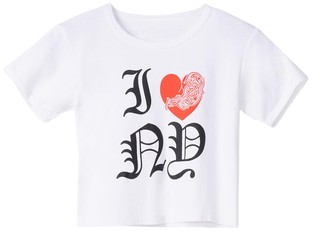 Vibrant I Heart New York Crop Top by Chrome Hearts