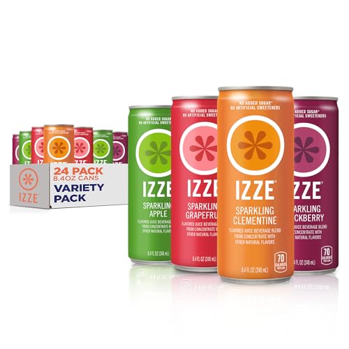 Bursting Delights: Sparkling Juice 4-Pack Frenzy in Every Bottle!