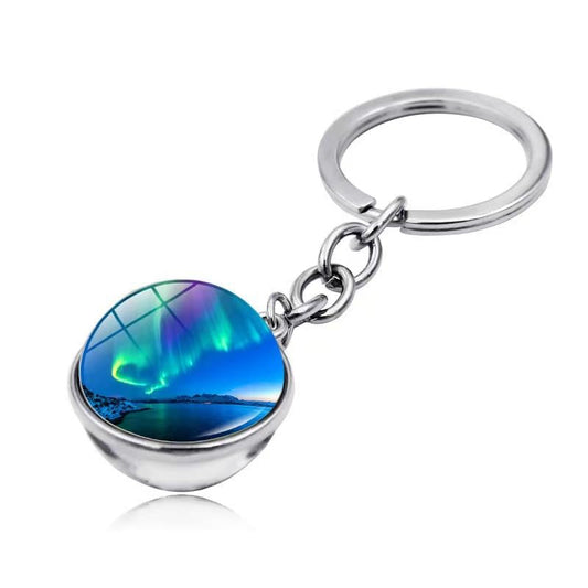 Aurora Gemstone Keychain