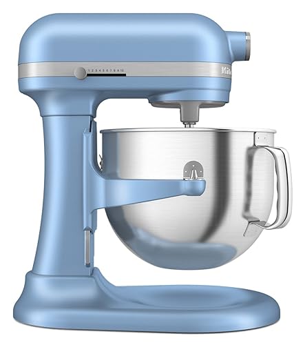 KitchenAid ProStand 7 Quarts Heavy Duty Stand Mixer in Blue Velvet.