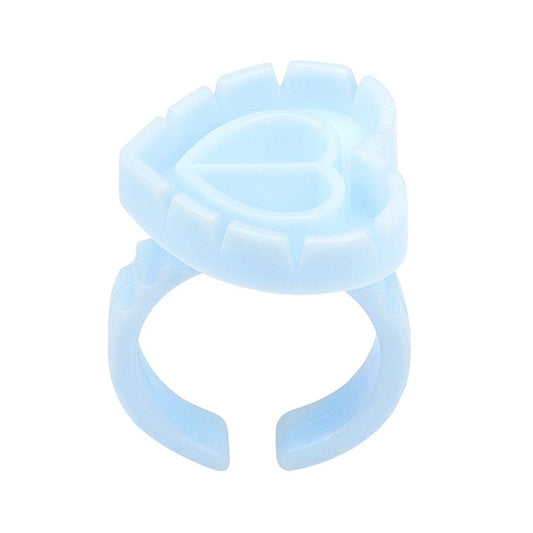 Eyelash Extension Glue Rings in Blue