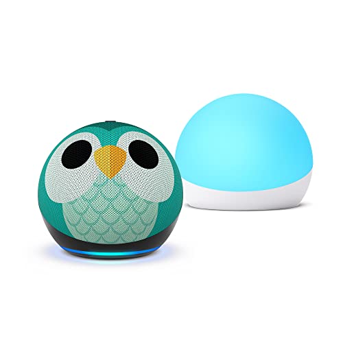 Amazon Echo Dot for Kids with Nightlight and Fun Owl