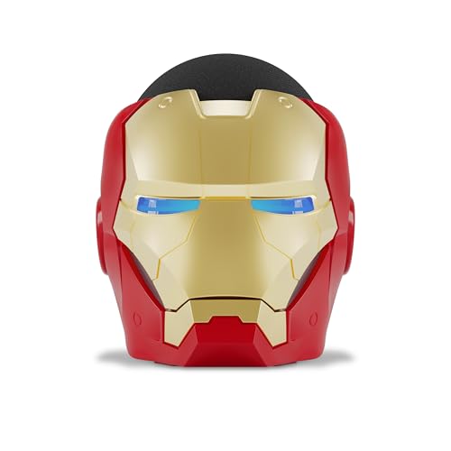 Echo Dot with Limited Edition Marvel Iron Man Stand Bundle