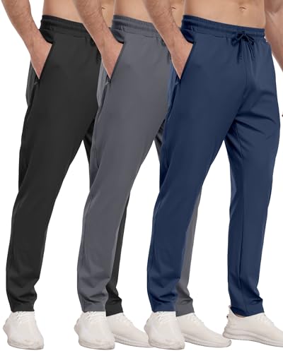 Mens Athletic Sweatpants for Gym, Running, or Everyday Comfort Wear