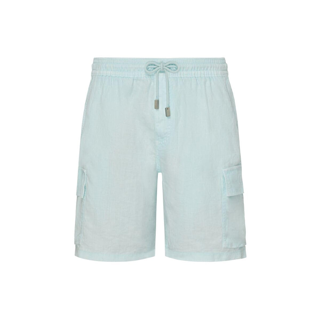 Vilebrequin Natural Dye Linen Bermuda Shorts with Cargo Pockets