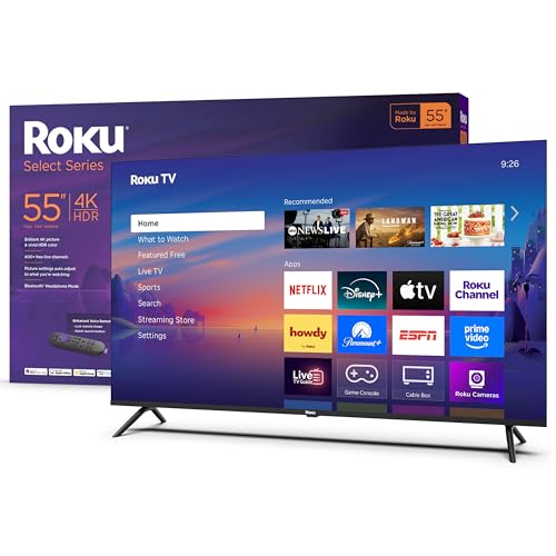 55-Inch 4K HDR Select Series Television with Enhanced Voice Remote