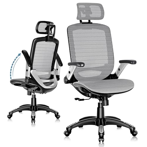 Ergonomic Office Chair with Adjustable Headrest