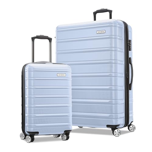 Samsonite Omni 2 Hardside Expandable Luggage Set in Pale Blue