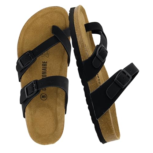 You Won't Want to Miss Out: CUSHIONAIRE's Ultra-Comfy Luna Cork Footbed Sandals!