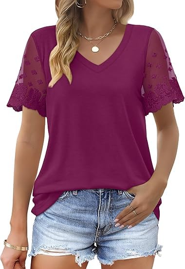 Vibrant Mauve 2XL Shirts: A Fashion Statement for Women.