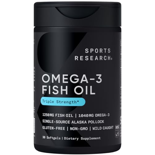 Max Strength Omega 3 Fish Oil Supplements for Enhanced Athletic Performance