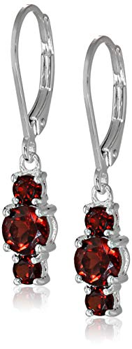 Sleekly Glamorous Amazon Dangle Earrings Featuring Birthstone Jewels Whisper