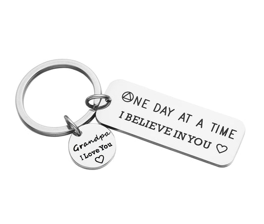 Recovery Gift Keychain for Sobriety and Inspiration