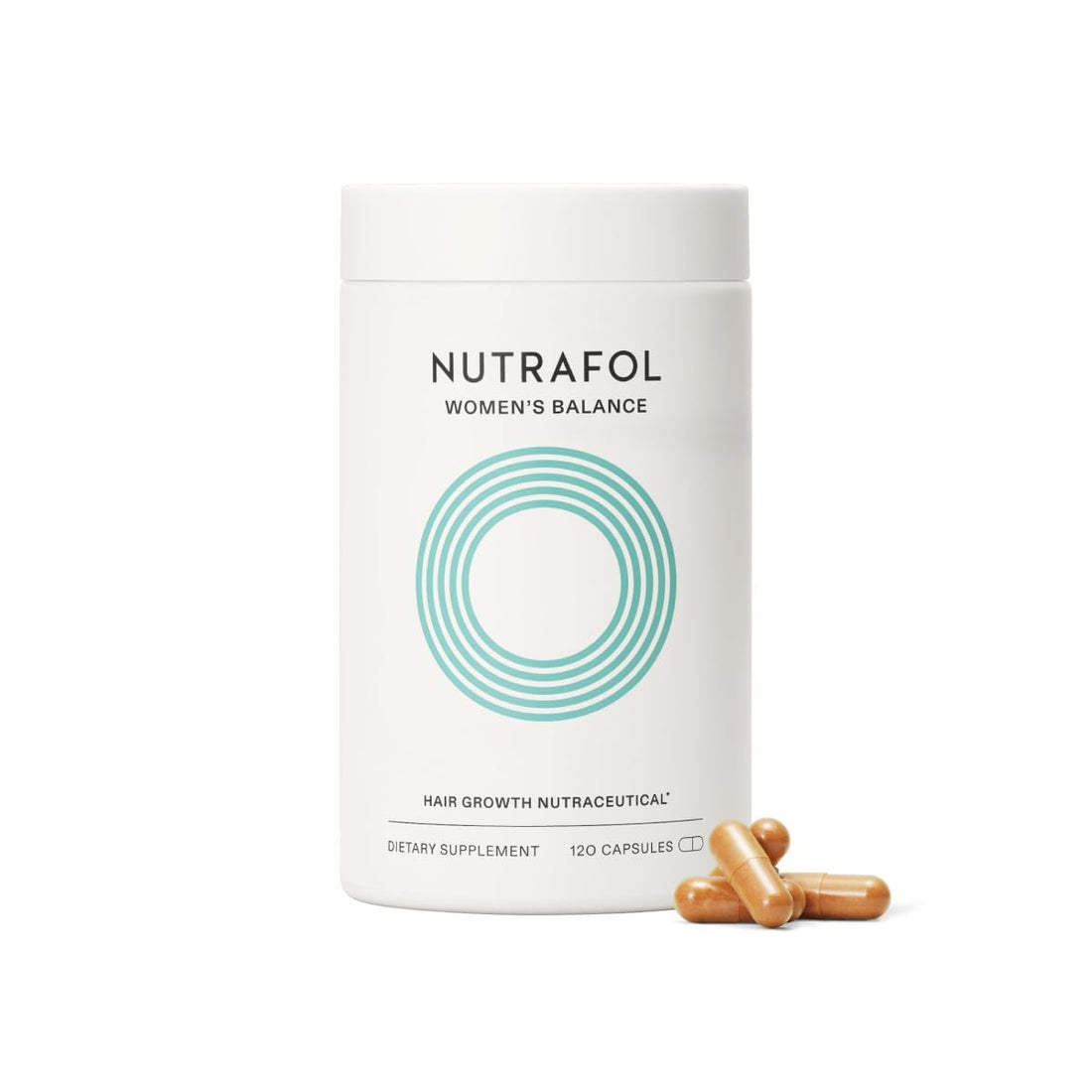 Nutrafol Women's Balance Hair Growth Supplements, Ages 45 and Up, Clinically Proven for Visibly ...