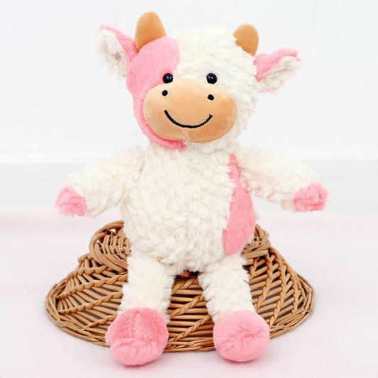 Pink Cow Plush Toy for Kids