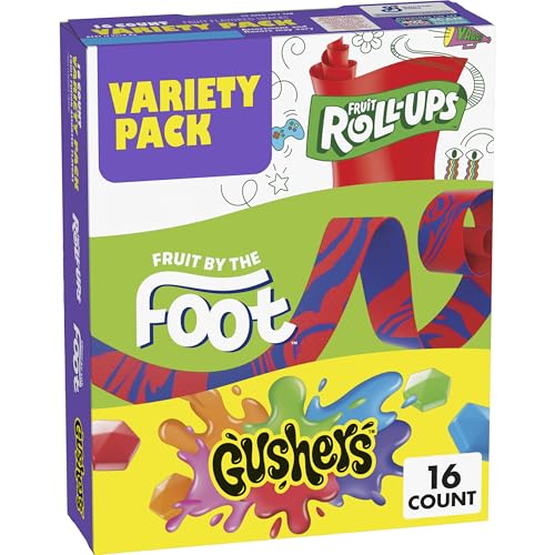 Delicious Fruit Roll-Ups Variety Pack - 16 Count Stocking Stuffer.