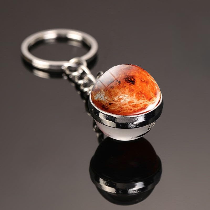 Luminous Planet Keychain Pendant