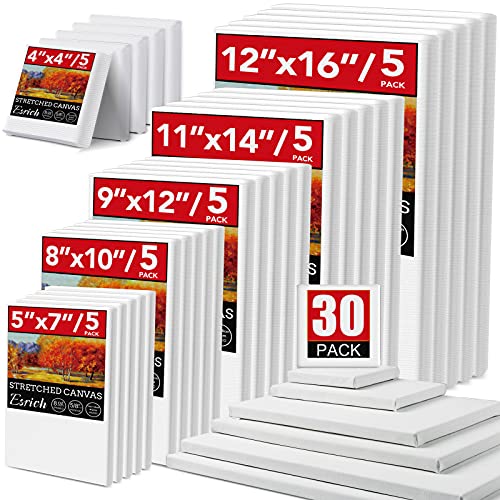 Multi-Shape Canvas Pack for Artists: Various Sizes for Split Canvas