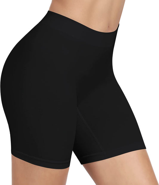 BESTENA Slip Shorts Seamless Smooth Workout Yoga Bike Shorts for Women Under Dresses.