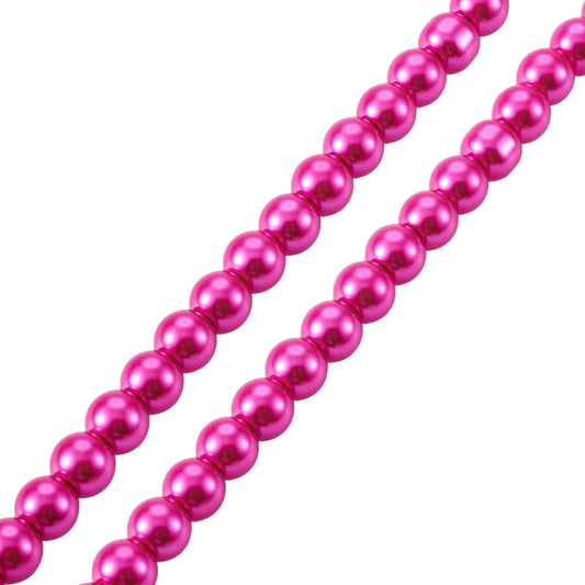 Pearlized Glass Beads for Jewelry Making