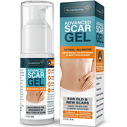 NuvaDerma Mis Scar Gel for C-Section and Tummy Tuck scars.