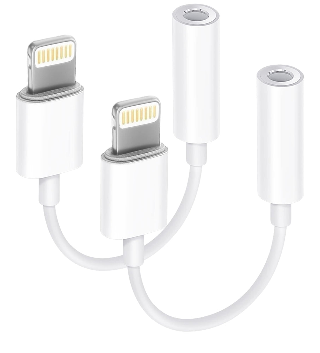 Universal iPhone Headphone Adapter, Lightning to 3. 5mm Audio Converter Dongle.