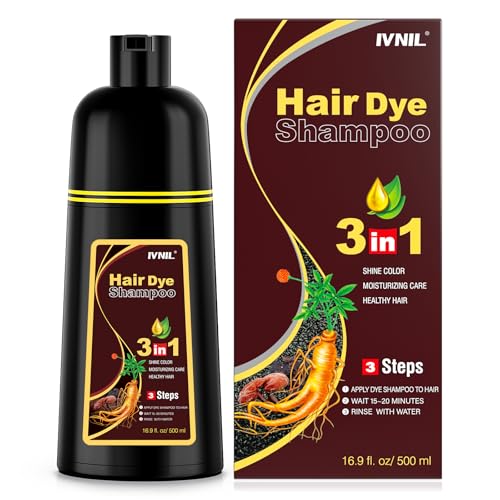 Ivnil Dark Brown Shampoo for Gary Hair