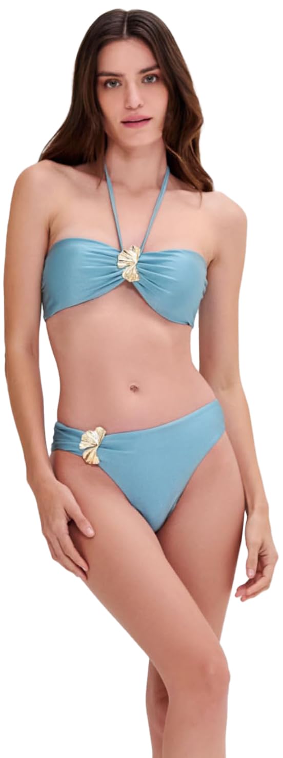 Product PATBO Seashell Lycra Halterneck Petal Bikini Top