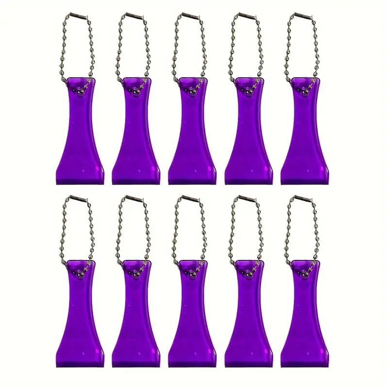 Funny Plastic Scraper Keychain Tool