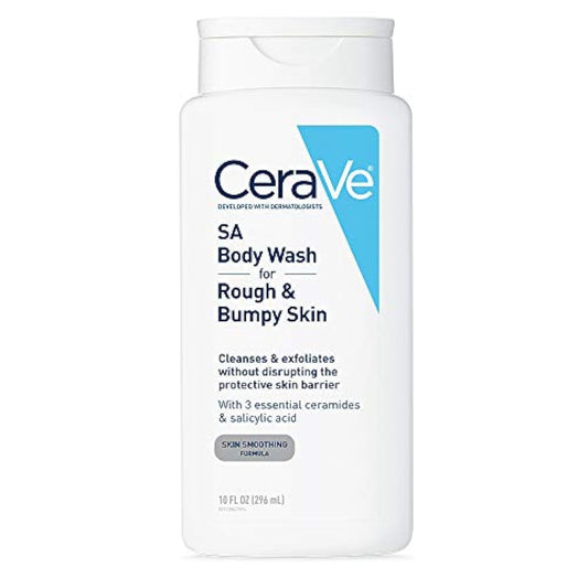 Fragrance-Free Body Wash for Exfoliating Rough, Bumpy Skin with Salicylic Acid.