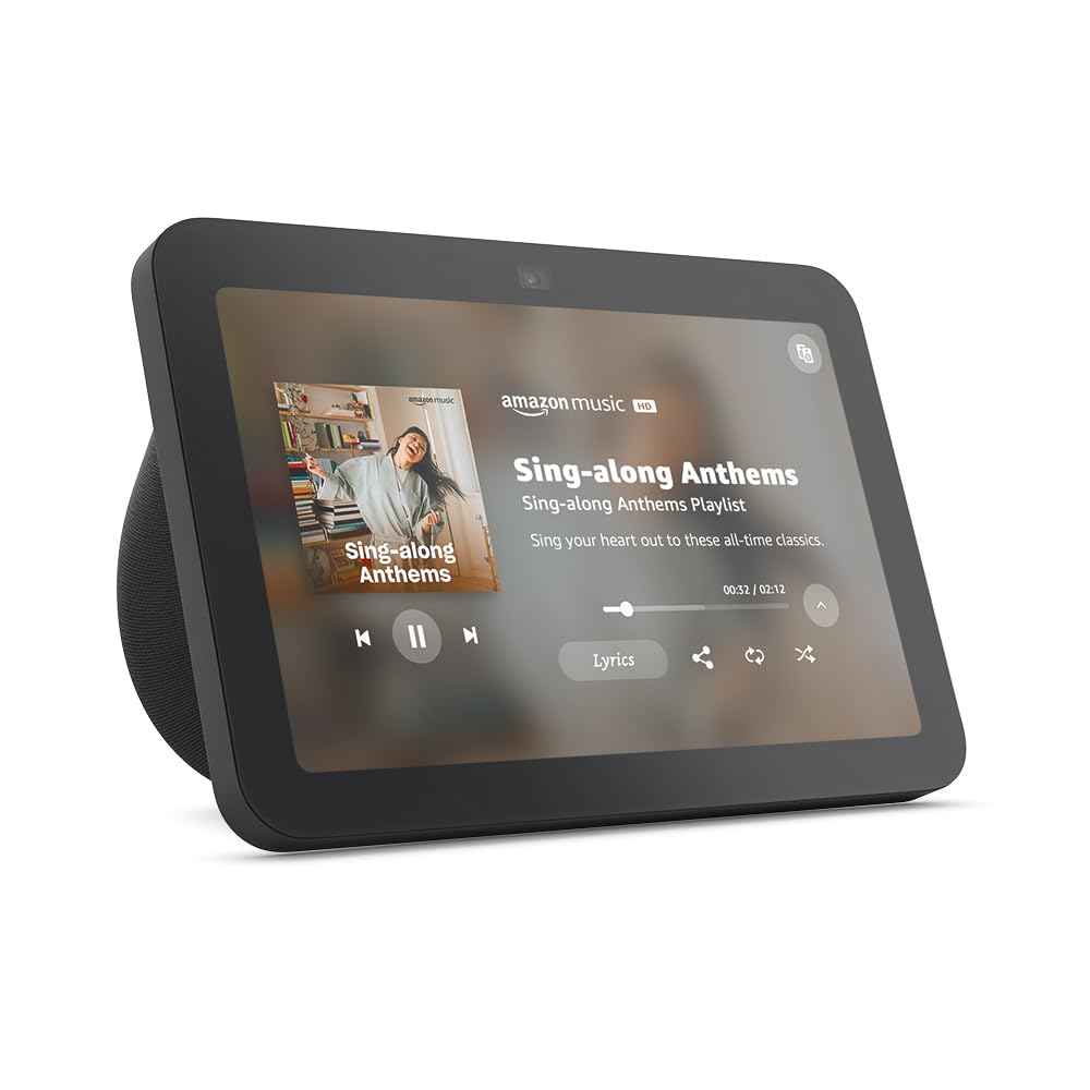 Echo Show 8 (3rd Gen, 2023 release) | Kitchen companion with Alexa, 8⁘ HD display, and spatial ...