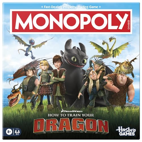 Monopoly DreamWorks How to Train Your Dragon Edition Board Game