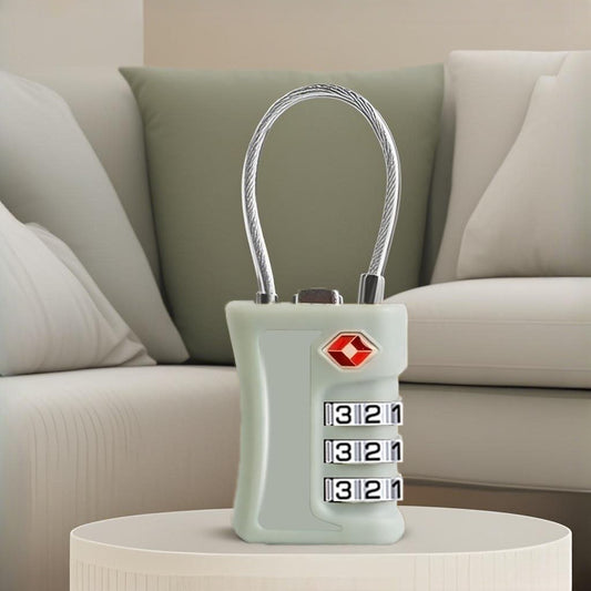Grey Travel Luggage Combination Lock