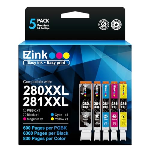 Canon PGI-280XXL CLI-281XXL Ink Cartridge Replacement Refill Kit Available