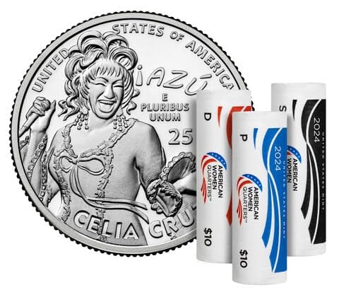 2024 Collection 2024 PDS Celia Cruz American Women Quarters 3 Coins, US Mint Mint State Quarter US Mint Mint ...