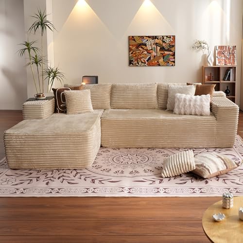 Modern Modular Sectional Sofa with Chaise