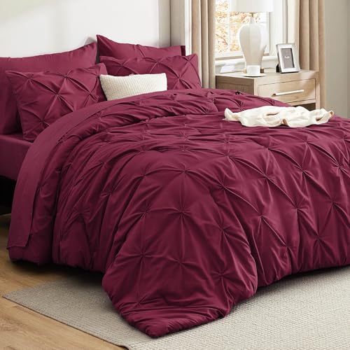 Regal Night's Rest in Burgundy: Luxurious Comfort for the Whole Family