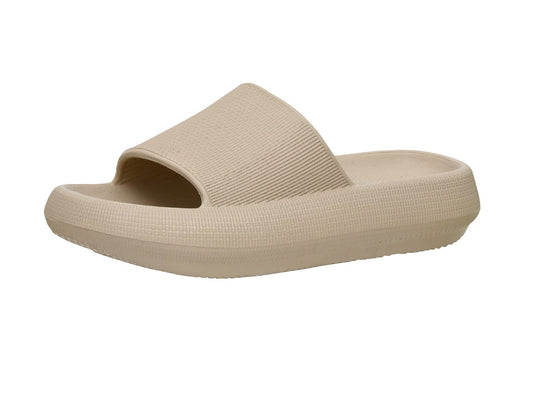 CUSHIONAIRE Women's Feather Cloud Recovery Slide Sandals with +Comfort.