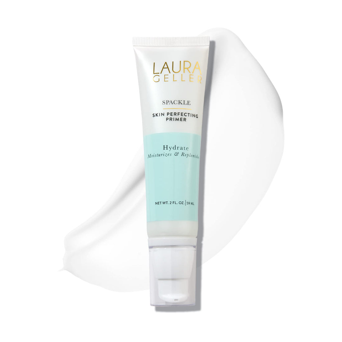 LAURA GELLER NEW YORK Spackle Primer - Hydrate - Super-Size 2 Fl Oz - Hyaluronic Acid Makeup Prime...