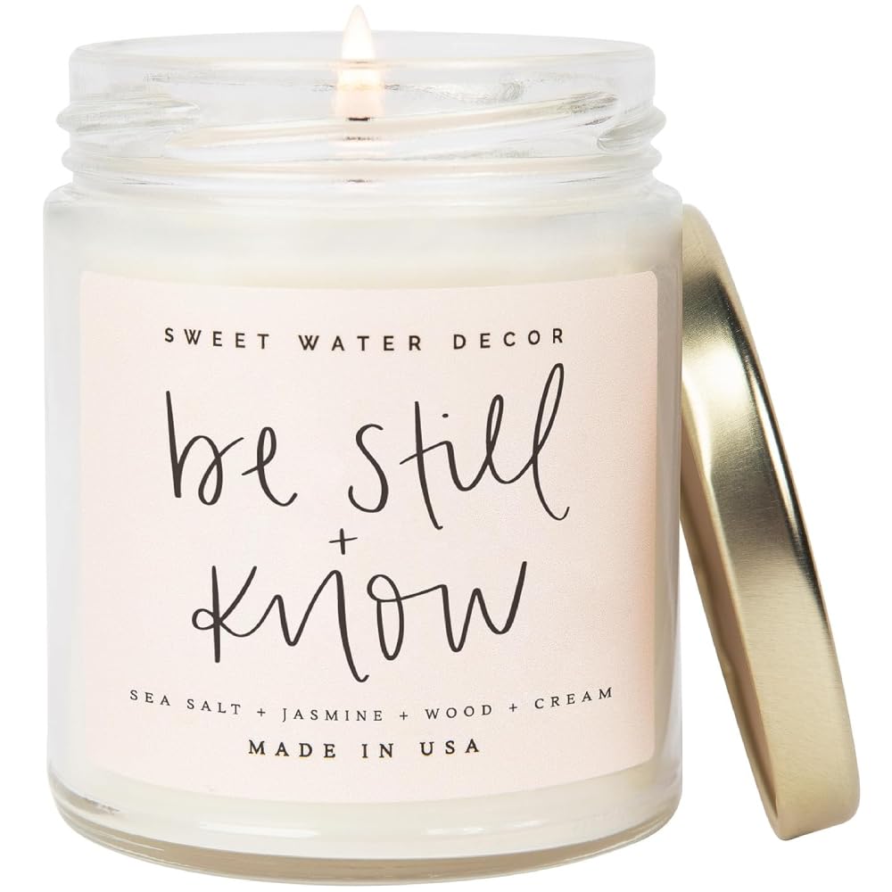 Crisp Beachy Cottage Scent for Home Completely Natural Soy Candle