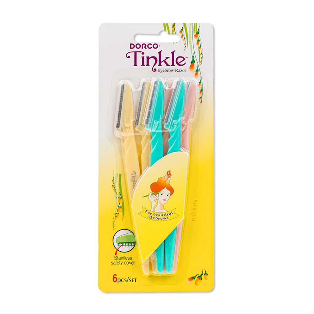 Eliminate Peach Fuzz with the Tinkle 6-Piece Facial Razor Dermaplaning