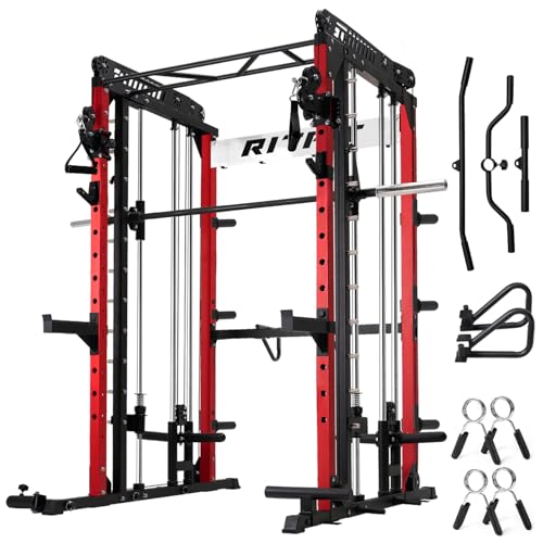 Heavy Duty Home Gym Equipment: Smith Machine Squat Rack Power Rack