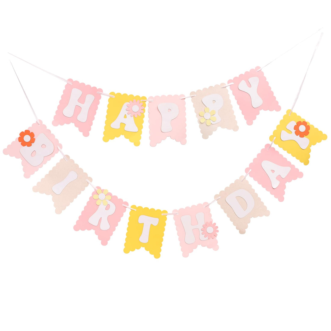 Daisy Birthday Banner for a Groovy 1st Birthday Celebration