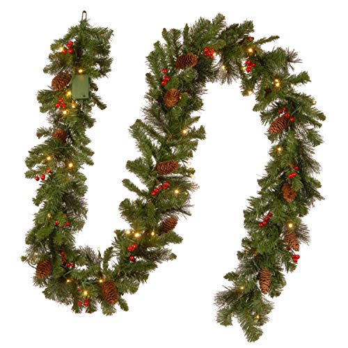 Pre-Lit Artificial Christmas Garland
