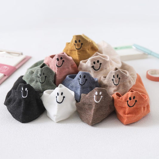 Jacquard Ankle Socks for Women - 3 or 5 Pairs, Breathable