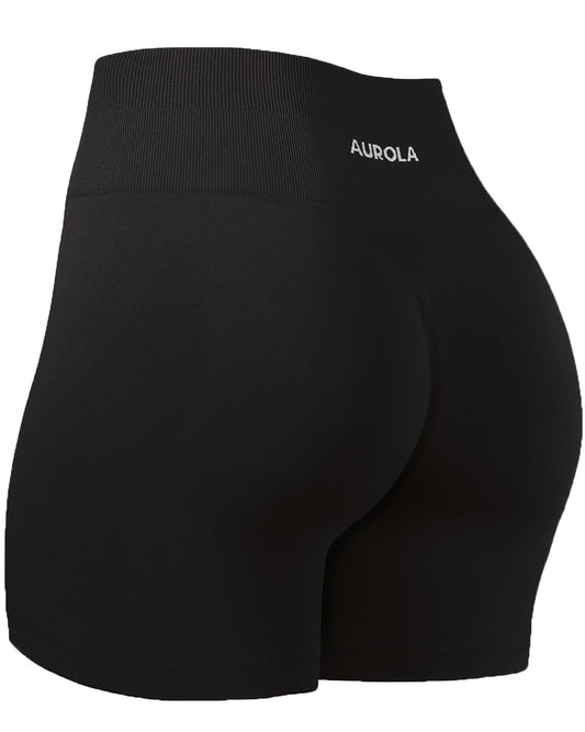 AUROLA Dream Workout Shorts for Women Seamless Soft Smooth Gym Yoga Scrunch Active Shorts.